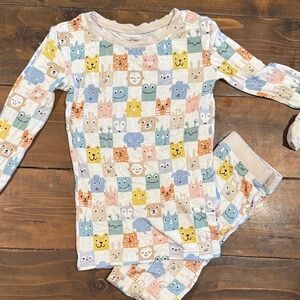Little Sleepies Colorful Animal Print Pajama Set